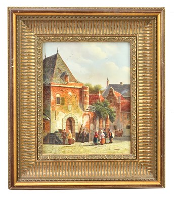 Lot 1720 - ATTRIBUTED TO PETER CORNELIUS STEENHOUWER; oil...