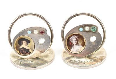 Lot 510 - MARTIN, HALL & CO; a pair of Edward VII...