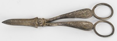 Lot 1218 - A pair of late Victorian hallmarked silver...