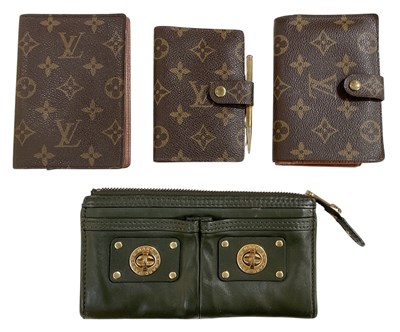 Lot 670 - LOUIS VUITTON; a vintage brown monogram...