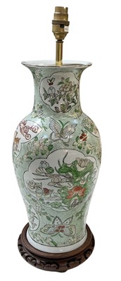 Lot 1057 - A modern Chinese Kangxi style hand painted...