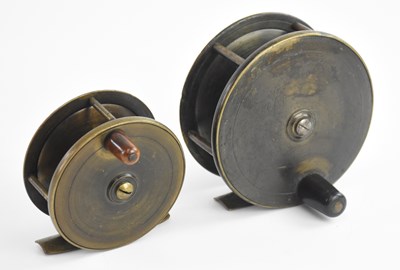 Lot 726 - An Army and Navy 4 inch brass reel, inscribed '...