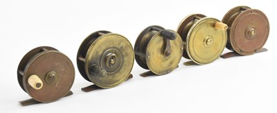 Lot 727 - A Phin of Edinburgh 2 3/4 inch and brass reel...