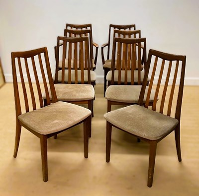 Lot 607 - G PLAN; eight teak chairs in the 'Fresco'...