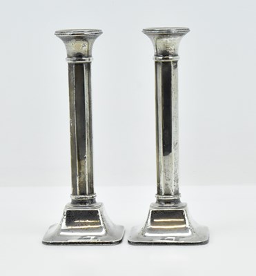 Lot 1153 - W G SOTHERS & CO; a pair of George V faceted...