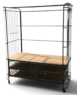 Lot 53 - A modern contemporary industrial style metal...