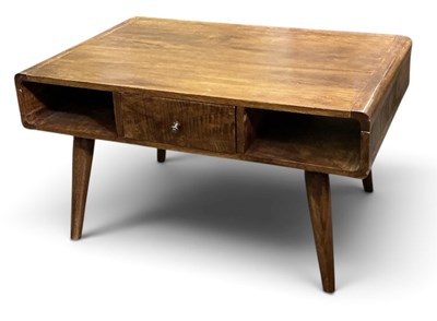 Lot 90 - A stylish modern contemporary hardwood single...