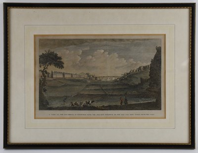 Lot 262 - An 18th century line cut engraving, 'A view of...