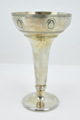 Lot 1329 - An early 20th century silver plated trumpet...