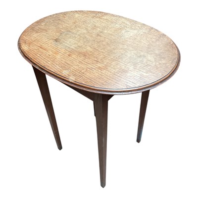Lot 68 - An early 20th century oak oval occasional...
