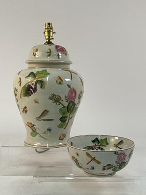 Lot 548 - INDIA JANE; a crackle glazed ceramic table...