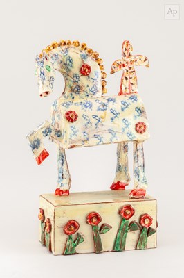 Lot 54 - BEN FOSKER (born 1960); a slip decorated...