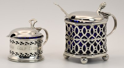 Lot 1257 - DEAKIN & FRANCIS LTD; a hexagonal pierced late...