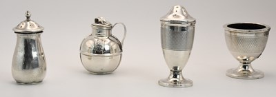 Lot 1256 - A late Victorian miniature hallmarked silver...