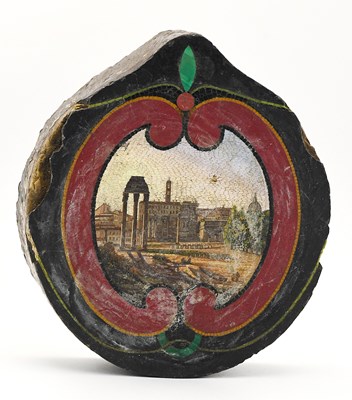 Lot 384 - A 19th century Italian Grand Tour micromosaic...
