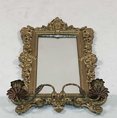 Lot 602 - A 20th century gilt framed rectangular two...