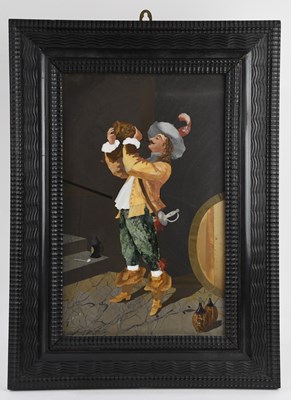 Lot 375 - A good 19th century Italian Grand Tour pietra...