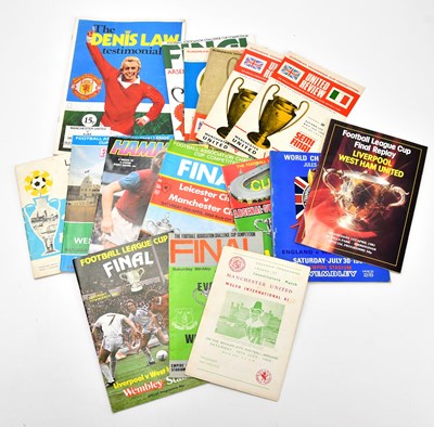 Lot 790 - FOOTBALL INTEREST; a selection of football...