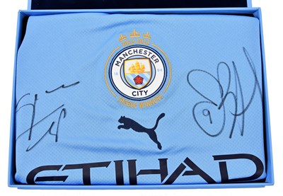 Lot 757 - MANCHESTER CITY INTEREST; a rare boxed treble...
