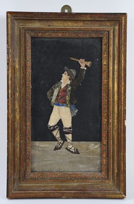Lot 380 - A 19th century Italian Grand Tour pietra dura...