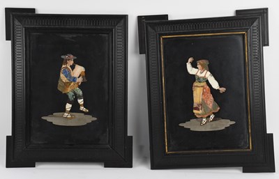 Lot 376 - A pair of 19th century Italian Grand Tour...