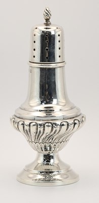 Lot 1205 - A late Victorian hallmarked silver sugar...