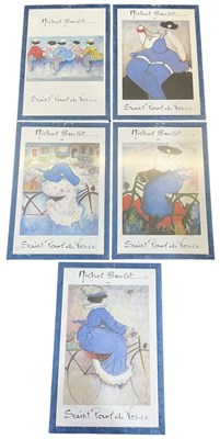 Lot 307 - MICHEL BOULET (French, born 1938); five signed...