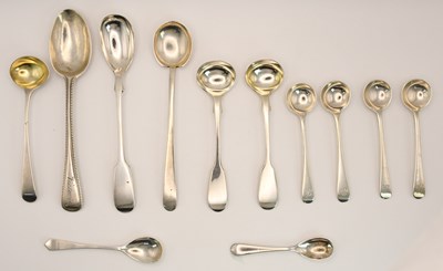 Lot 1144 - A set of three Victorian hallmarked silver...