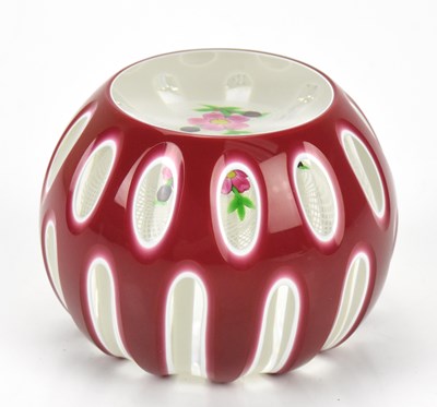 Lot 215 - PERTHSHIRE; a rare double overlay paperweight,...