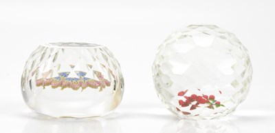Lot 231 - PERTHSHIRE; a 1982 faceted star paperweight,...