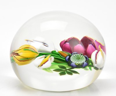 Lot 229 - PERTHSHIRE; a large dome paperweight with...