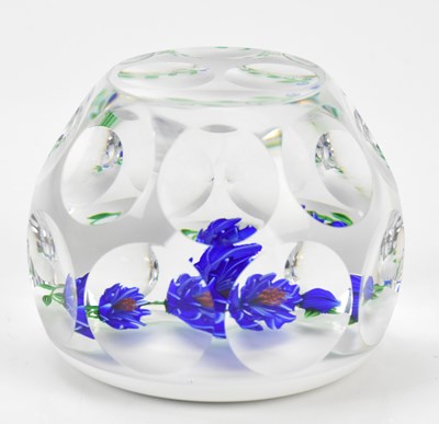 Lot 174 - SAINT-LOUIS; a rare faceted and opaque glass...