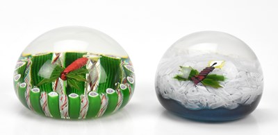 Lot 252 - PERTHSHIRE; two paperweights including 1985...
