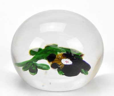 Lot 179 - CLICHY; a 19th century paperweight, encased...