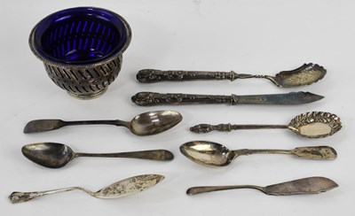 Lot 1211 - A William IV hallmarked silver teaspoon,...