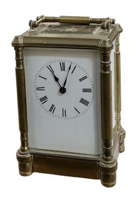 Lot 202 - A late 19th/early 20th century French brass...