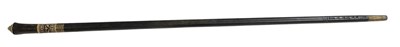 Lot 436 - A late 19th/early 20th century turned ebony...