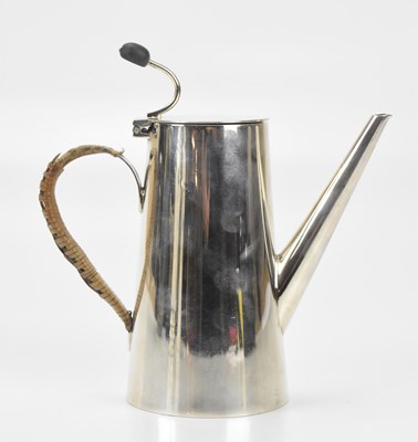 Lot 146 - ASPREY & CO; a silver plated hot water jug,...