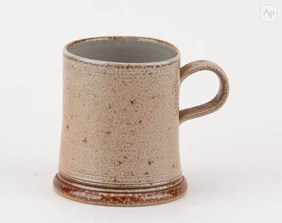 Lot 612 - STEVE HARRISON (born 1967); a salt glazed mug,...