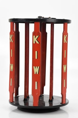 Lot 148 - KIWI; a vintage advertising rotating stand,...