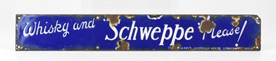 Lot 135 - An original advertising sign 'Whisky and...