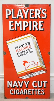 Lot 112 - PLAYER'S EMPIRE; an original advertising...