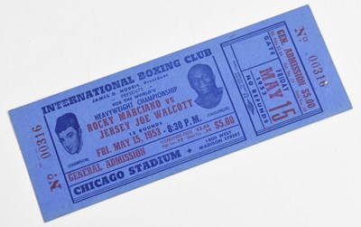 Lot 684 - BOXING INTEREST; an original ticket Rocky...