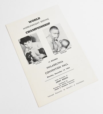 Lot 682 - BOXING INTEREST; an original programme Joey...