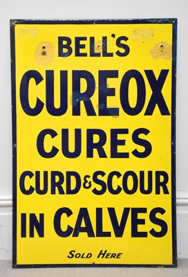 Lot 132 - BELL'S CUREOX CURES CURD & SCOUR In CALVES; an...