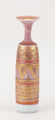 Lot 410 - MARY RICH (1940-2022); a tall porcelain bottle...