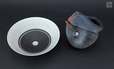 Lot 255 - HORST GOBBELS (born 1936); a porcelain footed...