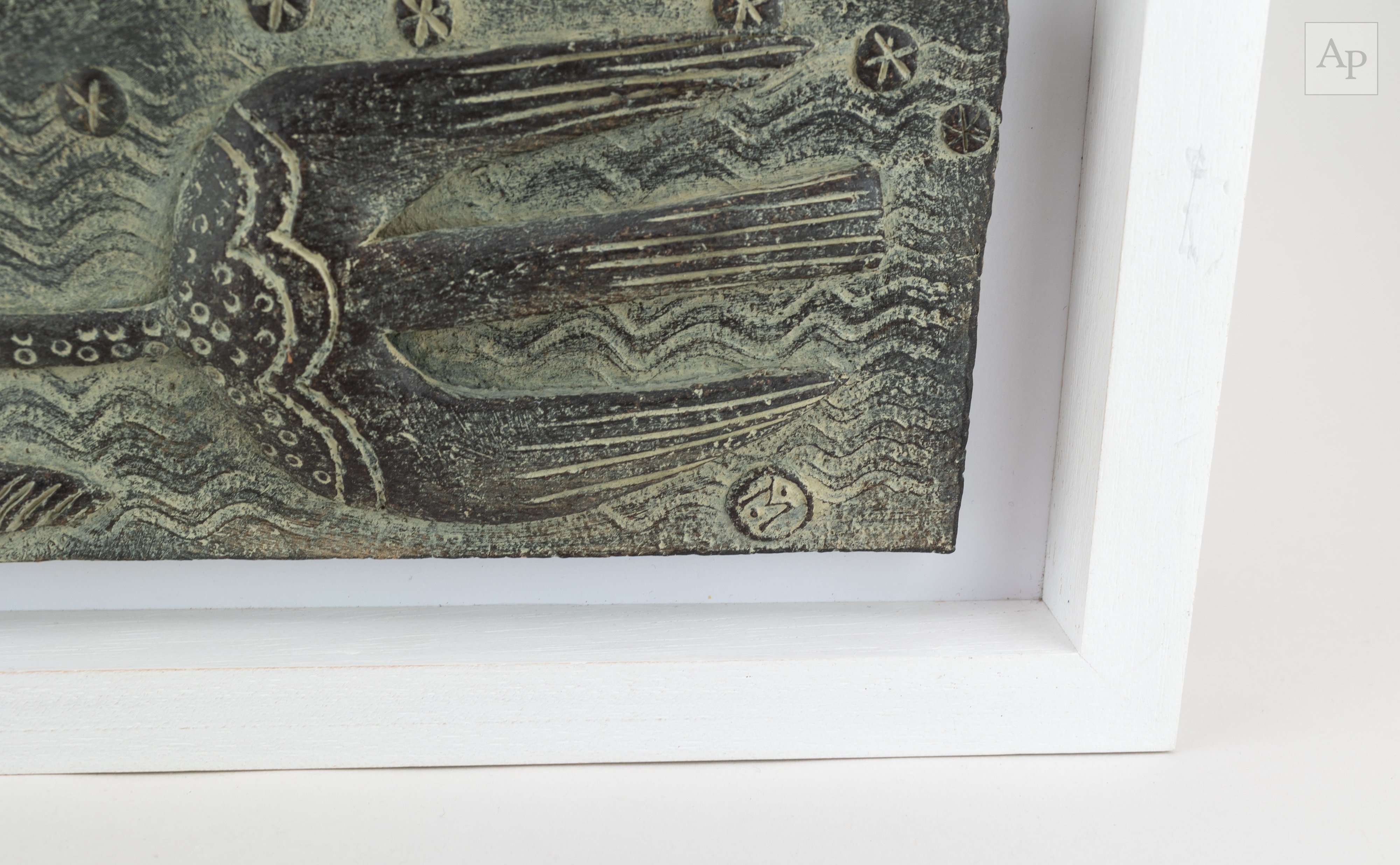 Lot 331 - JOHN MALTBY (1936-2020); 'Seabird and Rushes'