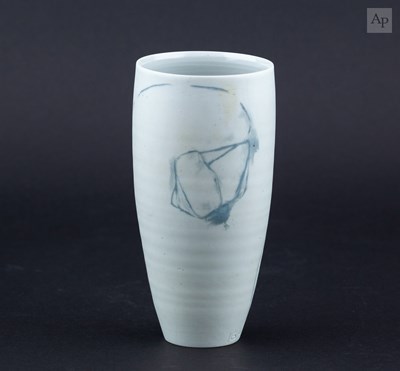 Lot 350 - KARIN BABLOK (born 1964); a tall porcelain...