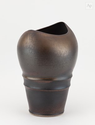 Lot 7 - ABDO NAGI (1941-2001); a stoneware vessel...
